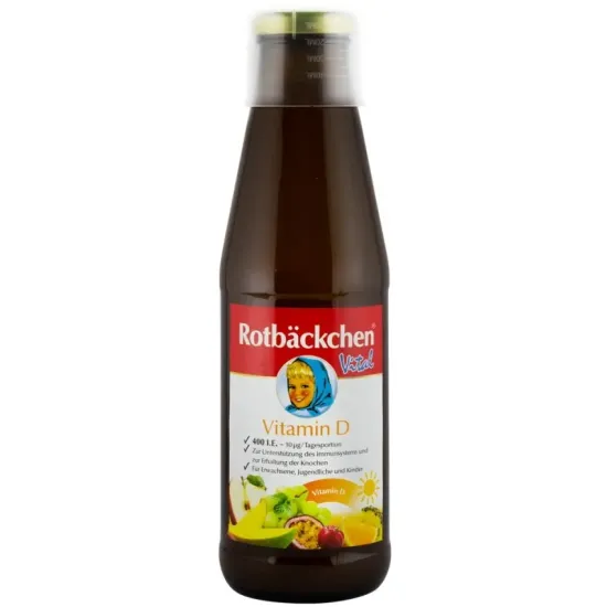 Vitamina D Suc pur de fructe, 450ml Rotbackchen Vital