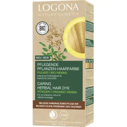 Vopsea de par bio pe baza de plante, 100g blond auriu Logona Vopsea de par bio pe baza de plante, 100g blond auriu Logona