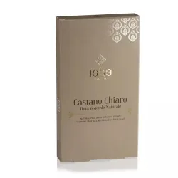 Vopsea de par naturala castaniu deschis, 100g, Isha Vopsea de par naturala castaniu deschis, 100g, Isha