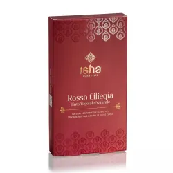 Vopsea de par naturala rosu cires, 100g, Isha Vopsea de par naturala rosu cires, 100g, Isha