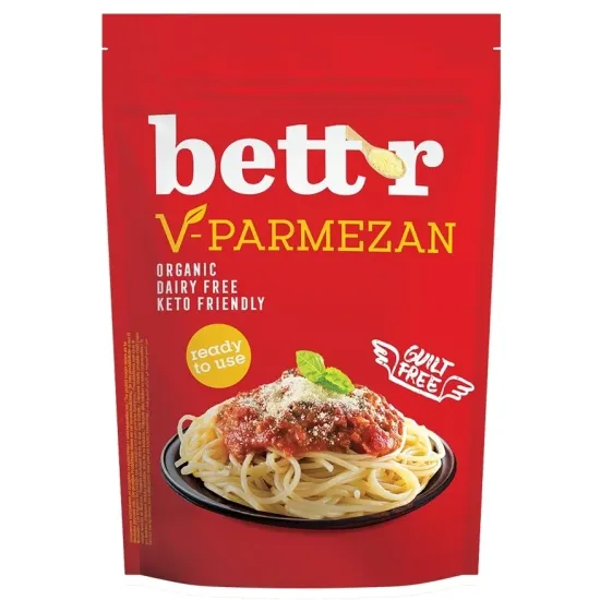 V-parmezan inlocuitor de parmezan, bio, vegan 150g, Bettr