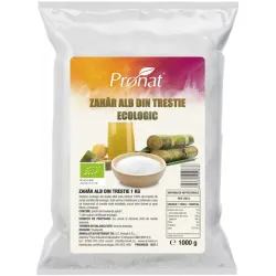 Zahar alb bio din trestie, 1kg Pronat Zahar alb bio din trestie, 1kg Pronat