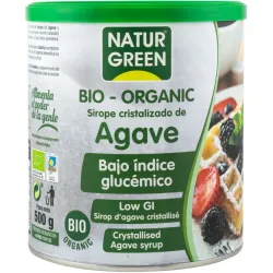 Zahar bio obtinut din cristalizarea siropului de agave, cu indice glicemic scazut, 500g Natur Green Zahar bio obtinut din cristalizarea siropului de agave, cu indice glicemic scazut, 500g Natur Green