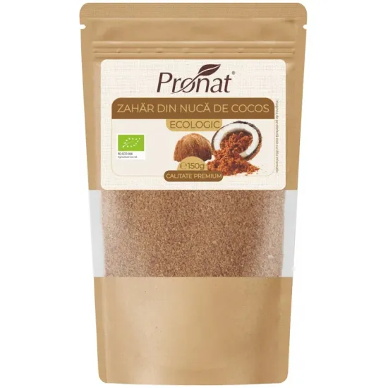 Zahar de cocos bio, 150g Pronat