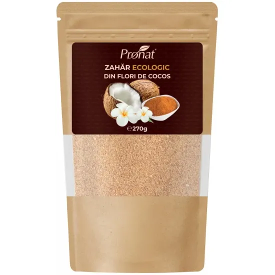 Zahar de cocos bio 270g Pronat