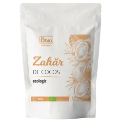 Zahar de cocos bio 400g Obio Zahar de cocos bio 400g Obio