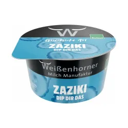 Zaziki bio in stil grecesc, 175g Weisenhorner Milch Manufaktur Zaziki bio in stil grecesc, 175g Weisenhorner Milch Manufaktur