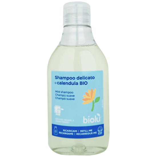 Sampon ecologic cu flori de portocal si galbenele, 250ml - Biolu