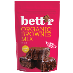 Mix pentru prajitura brownie fara gluten eco 400g Bettr Mix pentru prajitura brownie fara gluten eco 400g Bettr