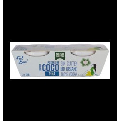 Desert bio cu cocos si ananas, 2x125g Natur Green