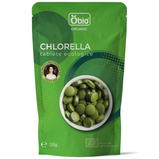 Chlorella tablete eco 125g Obio