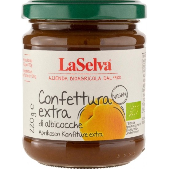 Dulceata bio extra de caise, 220g LaSelva