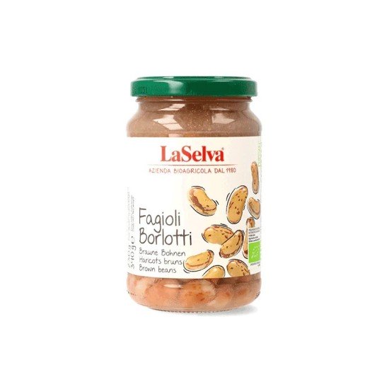 Fasole bio Borlotti fiarta, 340g LaSelva